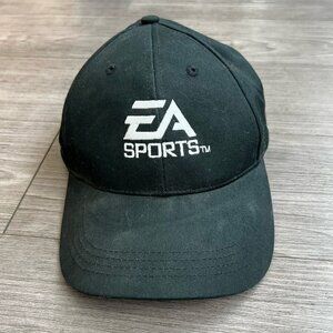 Vintage 00s EA Sports Black Embroidered Baseball Hat Ahead Headgear